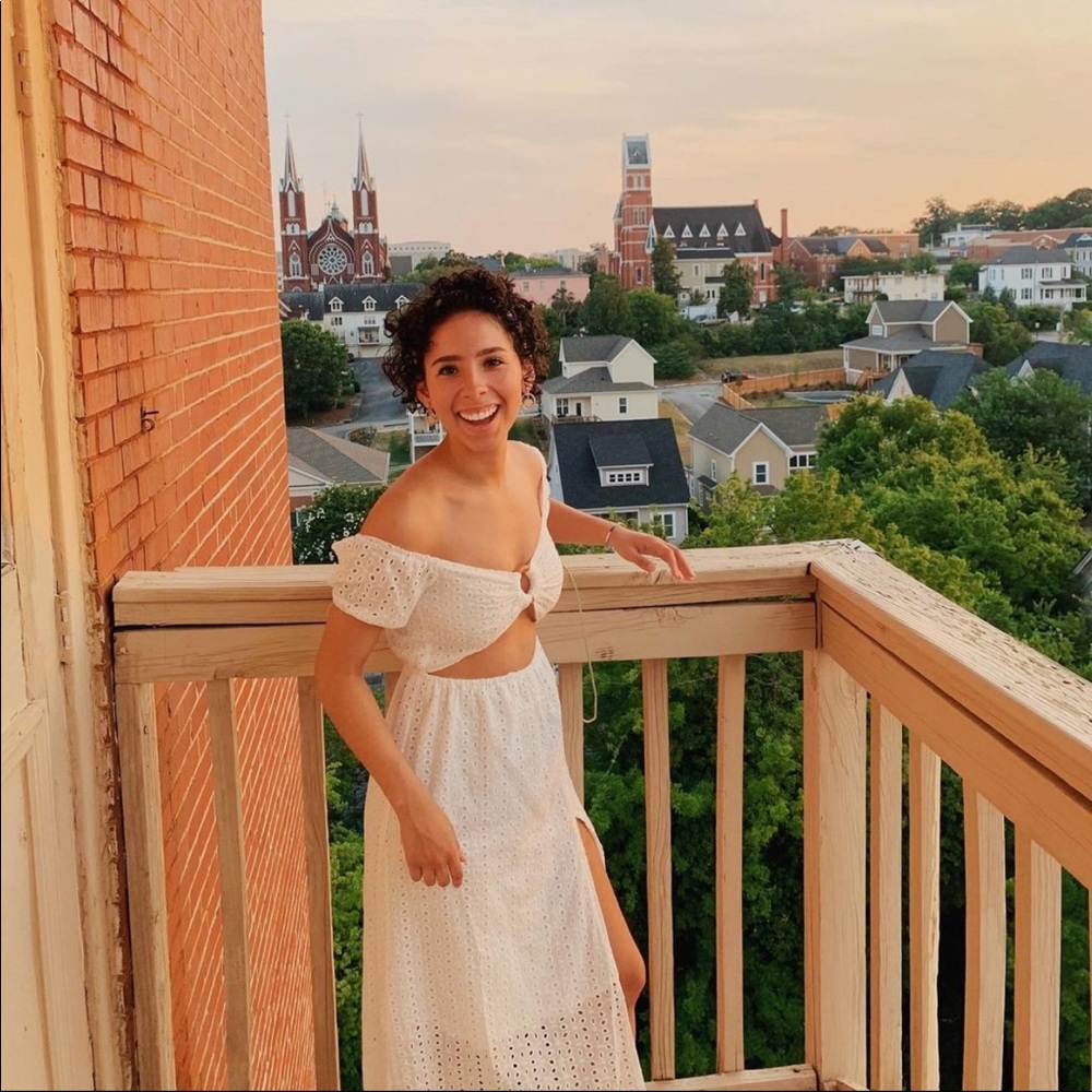 Off the shoulder dress